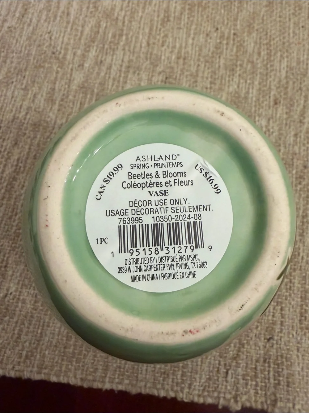 Ashland NEW Ceramic Floral Vase